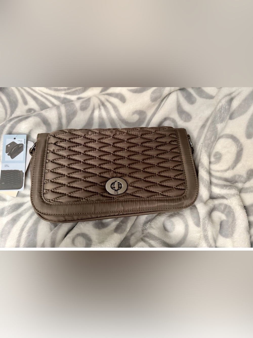 🆕️ new Lug Bag Allegro Crossbody Shoulder Bag walnut Brown 11”W X 5.5”H app.